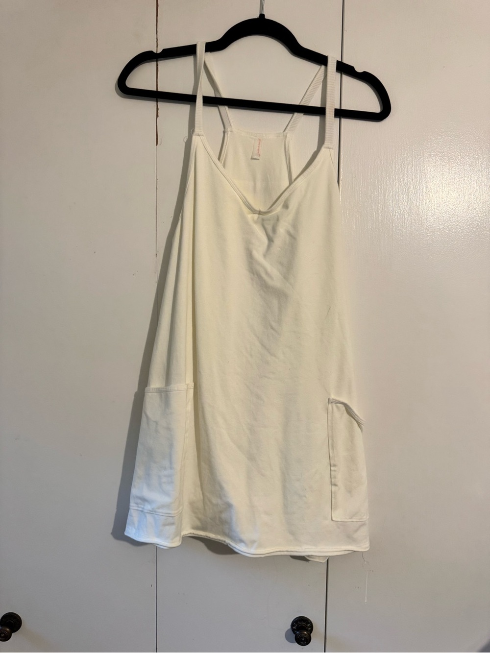 White Free People Hot Shot Mini Dress